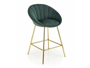 Барный стул Houston 1461 (Зелёный + Золотой)