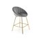 Silla de barra Houston 1461 (Gris + Dorado)