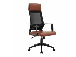 Καρέκλα γραφείου Mesa 468 (Μαύρο + Καφέ)