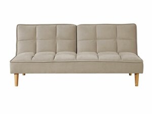 Καναπές κρεβάτι Mesa 473 (Beige + Ανοιχτό χρώμα ξύλου)