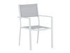 Conjunto de mesa e cadeiras Dallas 4088 (Cinzento + Branco)