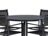 Asztal és szék garnitúra Dallas 4088 (Fekete)