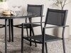 Tisch und Stühle Dallas 4088 (Schwarz)