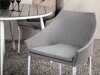 Tisch und Stühle Dallas 4089 (Grau + Weiß)