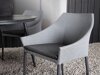 Tisch und Stühle Dallas 4089 (Schwarz + Grau)