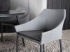 Conjunto de mesa y sillas Dallas 4089 (Negro + Gris)