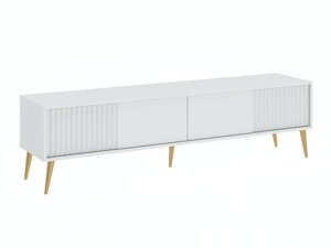 Mueble TV Bristol D105 (Blanco + Dorado)