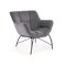 Sessel Houston 1485 (Grau + Schwarz)