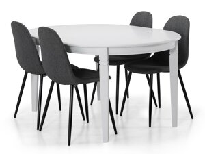Маса и столове за трапезария Scandinavian Choice 562 (Тъмно сив)