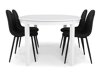 Маса и столове за трапезария Scandinavian Choice 558 (Черен)