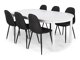Маса и столове за трапезария Scandinavian Choice 897 (Черен)