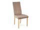 Cadeira Houston 1216 (Beige + Brilhante madeira)