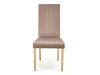 Καρέκλα Houston 1216 (Beige + Ανοιχτό χρώμα ξύλου)