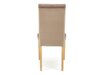 Καρέκλα Houston 1216 (Beige + Ανοιχτό χρώμα ξύλου)