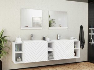 Conjunto para casa de banho Comfivo E100 (Branco)