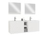 Badezimmer-Set Comfivo E101 (Weiß)