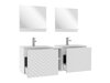 Badezimmer-Set Comfivo E101 (Weiß)