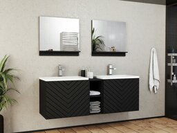 Набор для ванной комнаты Comfivo E101 (Чёрный + Графит)