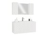 Fürdőszoba garnitúra Comfivo E102 (Fehér)
