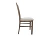 Καρέκλα Boston 455 (Σκούρο καφέ + Γκρι)