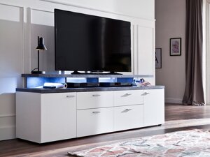 Τραπέζι Tv Columbia 127 (Άσπρο)