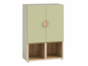Cabinet Ogden R105 (Verde deschis + Beige + Stejar Artisan)
