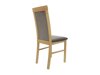 Cadeira Boston 463 (Brilhante madeira + Castanho)