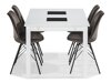 Маса и столове за трапезария Scandinavian Choice 804 (Сив + Черен)