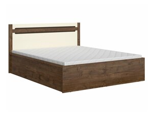 Κρεβάτι Boston AY116 (Γυαλιστερό Κρεμ + April δρυς)