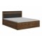 Cama Boston AY120 (Negro mate + April roble)