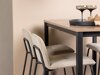 Маса и столове за трапезария Dallas 4155 (Beige + Черен)