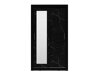 Garderobna omara Omaha 127 (Črni marmor + Črna)