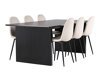 Маса и столове за трапезария Dallas 4185 (Beige + Черен)
