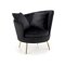 Sillón Houston 1437 (Negro + Dorado)