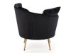 Sessel Houston 1437 (Schwarz + Gold)