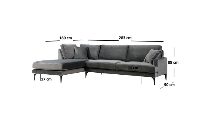 Stūra dīvāns 501175
