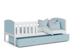 Κρεβάτι Aurora 131 (Άσπρο Μπλε)