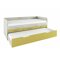 Cama Portland AA102 (Carvalho branqueado + Amarelo)