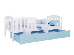 Κρεβάτι Aurora 126 (Άσπρο Μπλε)