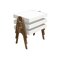 Conjunto mesa de centro Kailua 135 (Nuez + Blanco)