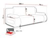 Καναπές κρεβάτι Comfivo 144 (Kronos 47 + Poso 47)