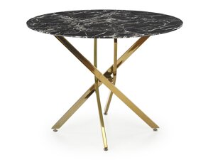 Asztal Houston 1538 (Aranysárga + Fekete márvány)