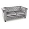 Divano chesterfield Houston 1544 (Grigio)