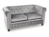 Divano chesterfield Houston 1544 (Grigio)