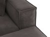 Πολυμορφικός γωνιακός καναπές Seattle U104 (Monolith 95)