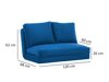 Dīvāns gulta Altadena 159 (Zils)