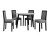 Маса и столове за трапезария Victorville 304 (Черен)