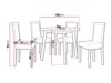Маса и столове за трапезария Victorville 304 (Сонома дъб)