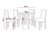 Маса и столове за трапезария Victorville 306 (Бял)