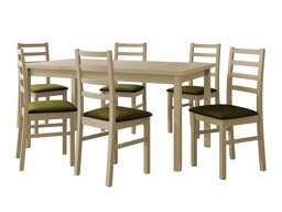 Маса и столове за трапезария Victorville 307 (Сонома дъб)